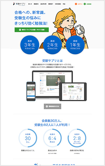 受験サプリ（大学受験向け）